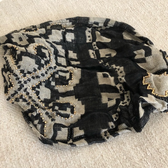 Free People Beaded Wideband Headband - Picture 2 of 4